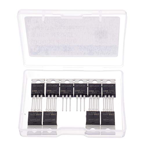 BOJACK IRF540 MOSFET Transistors IRF540N 33A 100V N-Channel Power MOSFET TO-220AB (Pack of 10) - Image 2