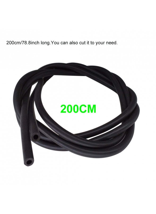 BUENNUS BUENNUS Universal Car Windshield Washer Hose Repair Kit 200cm/78.8inch Windshield Wiper Fluid Tube with 9 Pieces Hose White Connectors Wiper Fluid Hose Kit Connect Car Water Pump and Wiper Nozzles  - Image 1