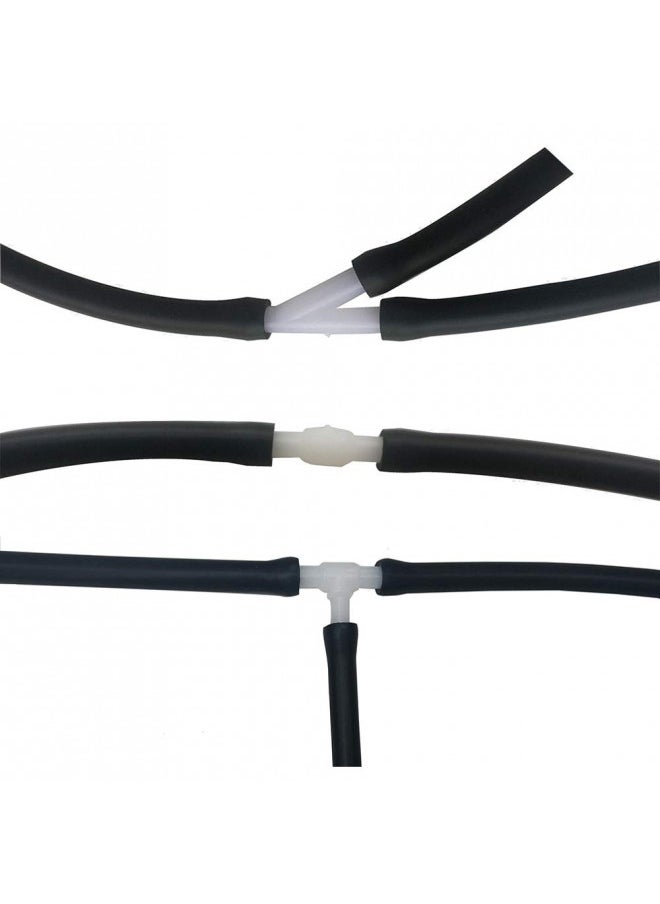 BUENNUS BUENNUS Universal Car Windshield Washer Hose Repair Kit 200cm/78.8inch Windshield Wiper Fluid Tube with 9 Pieces Hose White Connectors Wiper Fluid Hose Kit Connect Car Water Pump and Wiper Nozzles  - Image 4