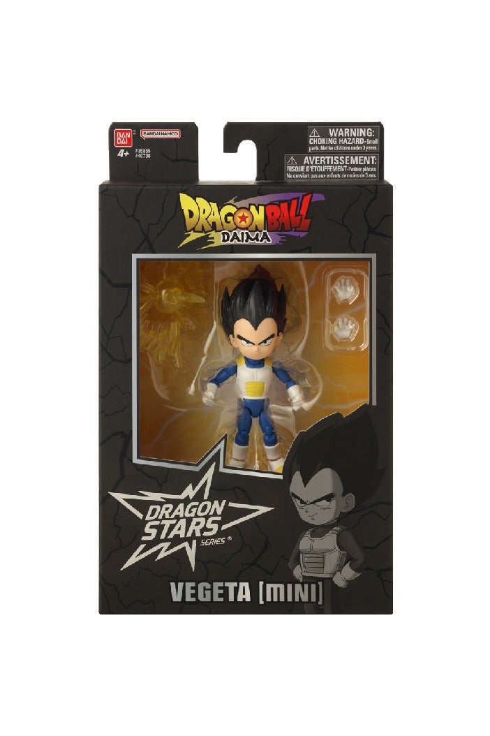 Bandai Dragon Ball Stars Daima Mini Vegeta 5-Inches | Collectible Action Figure | Display Figure | Interchangeable Hands | Perfect Gift for Collectors, Manga & Anime Lovers! - Image 5