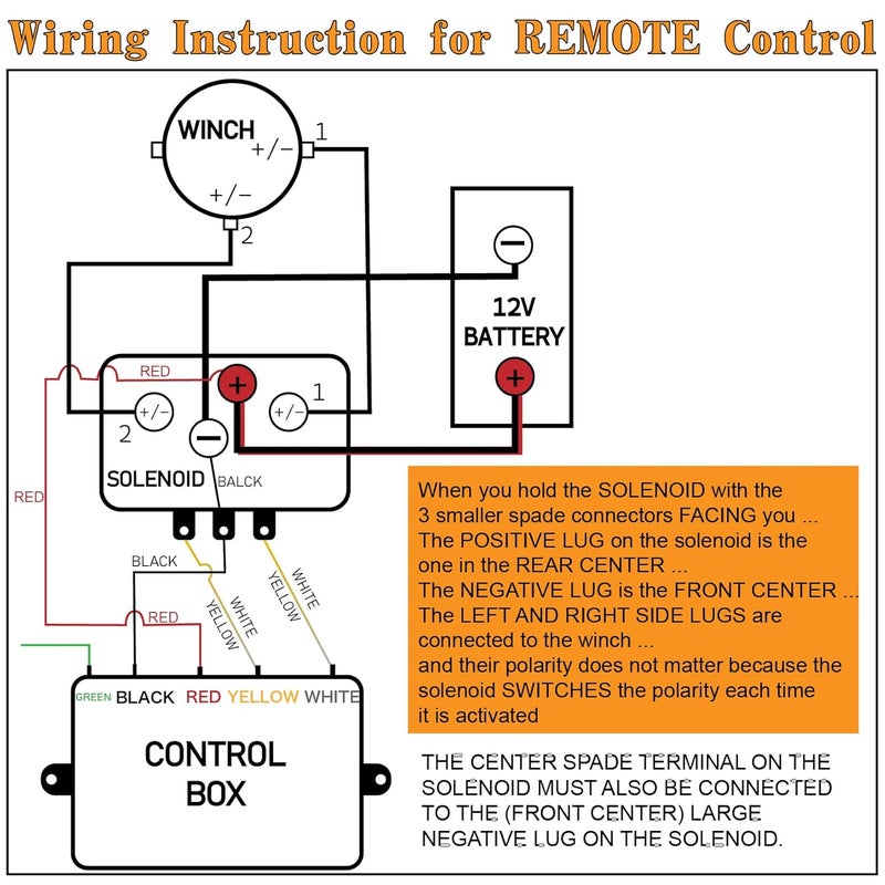 Torkettle Winch Solenoid Relay Control Contactor Box for 8000-17000lbs Electric ATV UTV Winch 12V - Image 4