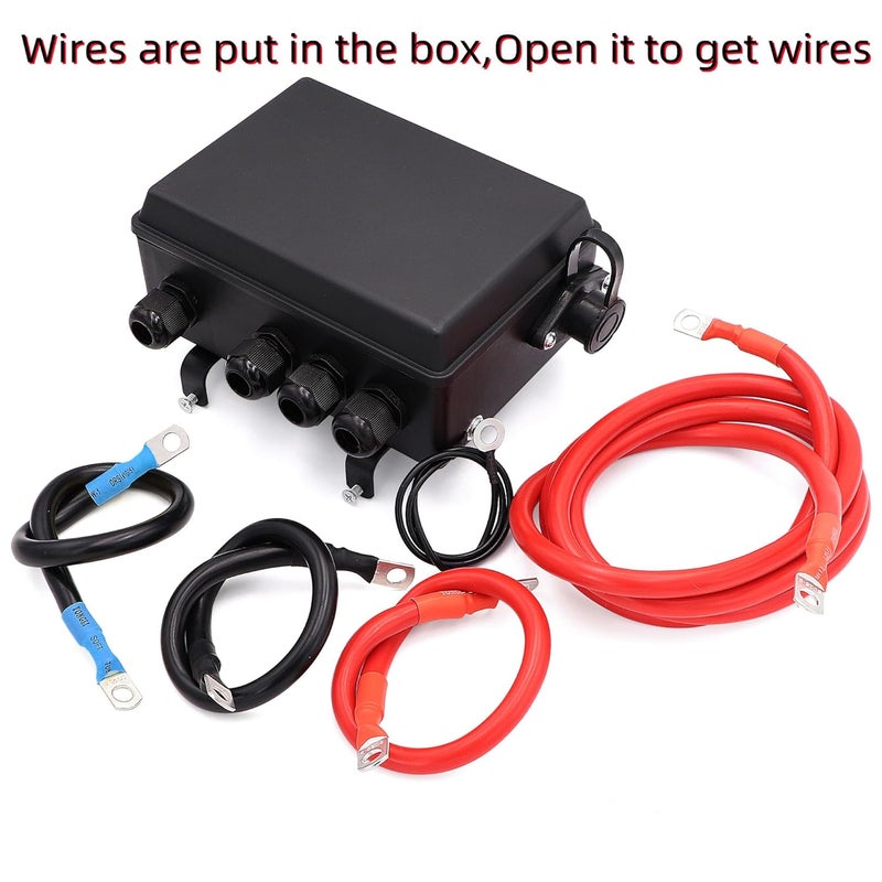 Torkettle Winch Solenoid Relay Control Contactor Box for 8000-17000lbs Electric ATV UTV Winch 12V - Image 2