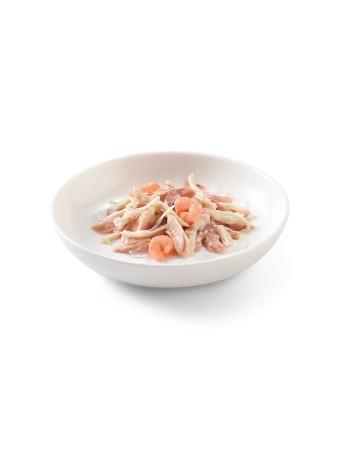Schesir 10PC Cat Pouch Jelly Tuna Chicken Shrimps 85g - Image 2