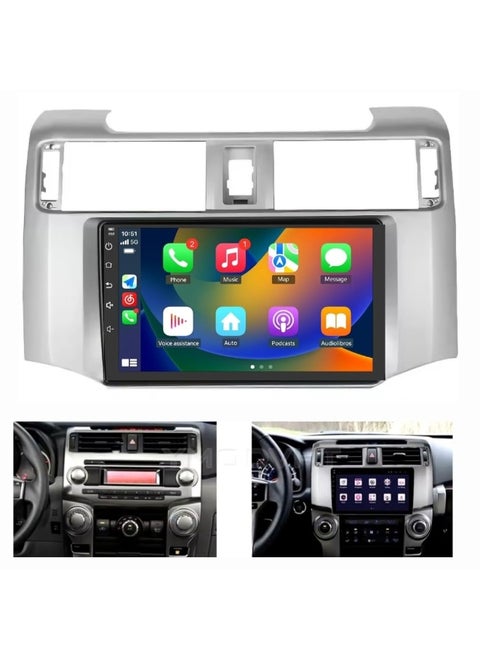Android Car Stereo For Toyota 4Runner 2010-2023 with Wireless Carplay & Android Auto  4G LTE  9  Touch Screen Head Unit  GPS  Radio  HD  Bluetooth 5.0  WiFi  AHD Camera Included Quick Boot  4 32GB