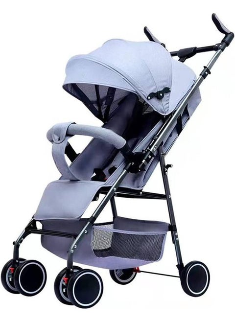 Lightweight foldable baby safety comfort belt with additional storage space and sunshade suitable for newborn travel baby strollers