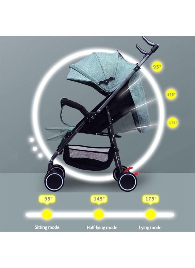 Beauenty Lightweight foldable baby safety comfort belt with additional storage space and sunshade suitable for newborn travel baby strollers  - Image 3