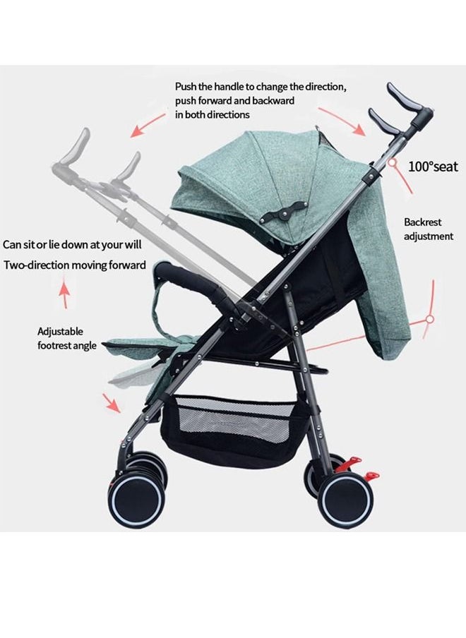 Beauenty Lightweight foldable baby safety comfort belt with additional storage space and sunshade suitable for newborn travel baby strollers  - Image 2
