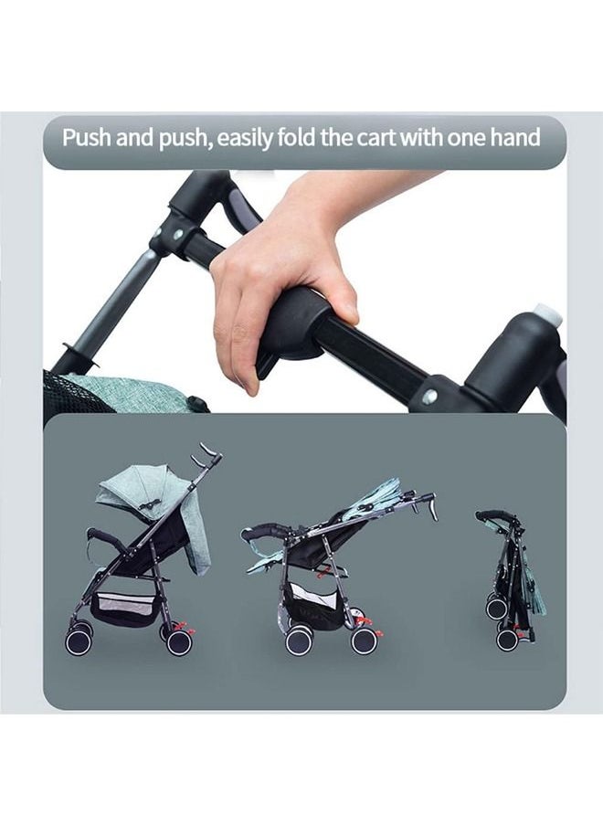 Beauenty Lightweight foldable baby safety comfort belt with additional storage space and sunshade suitable for newborn travel baby strollers  - Image 5