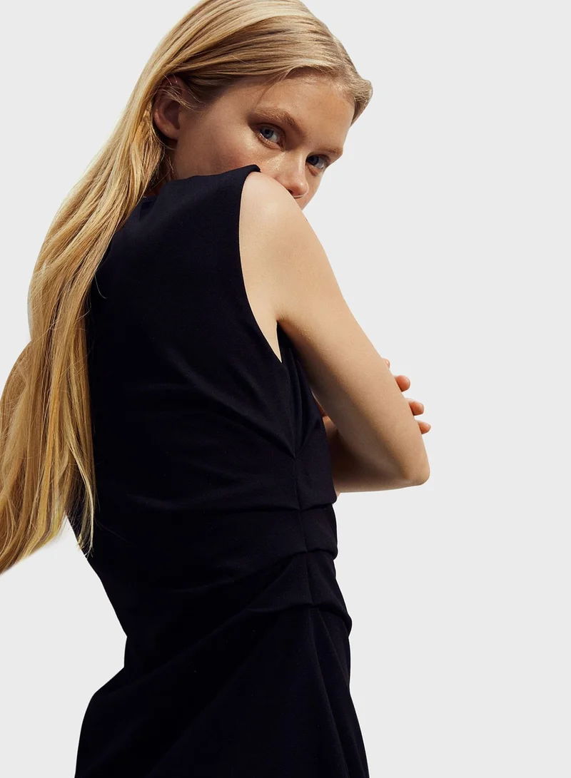 H&M Draped Neck Dress