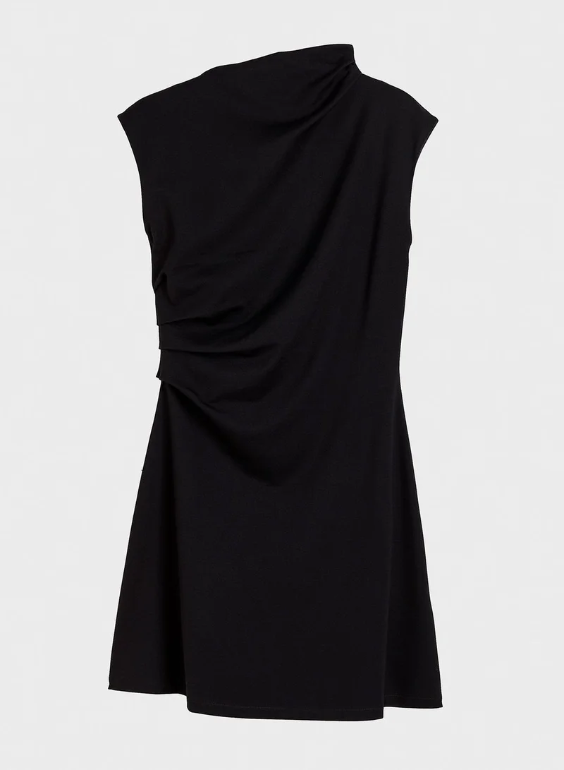 H&M Draped Neck Dress