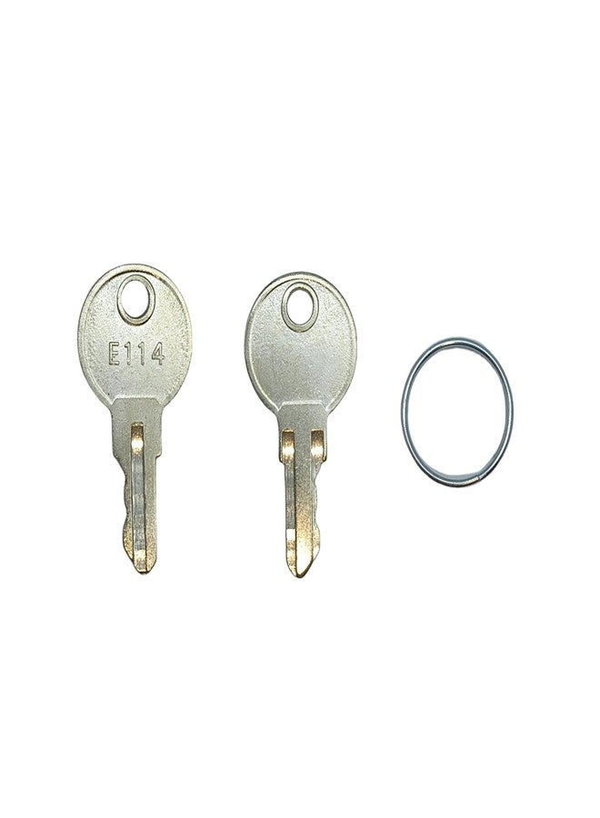 Pitertul 12PCS E114 Key for Toilet Paper Dispensers, Silver, Lock, Dispenser Key - Image 3
