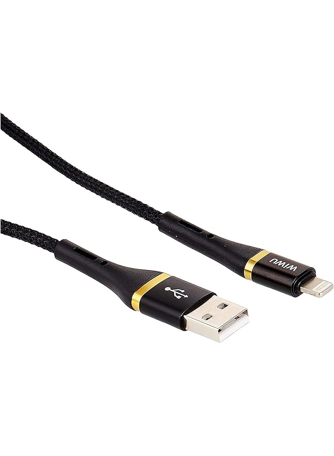 erorex Elite Data Cable Usb To Lightning 1.2 Meter Black - Image 1
