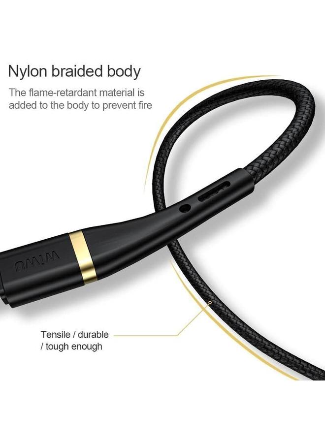 erorex Elite Data Cable Usb To Lightning 1.2 Meter Black - Image 2