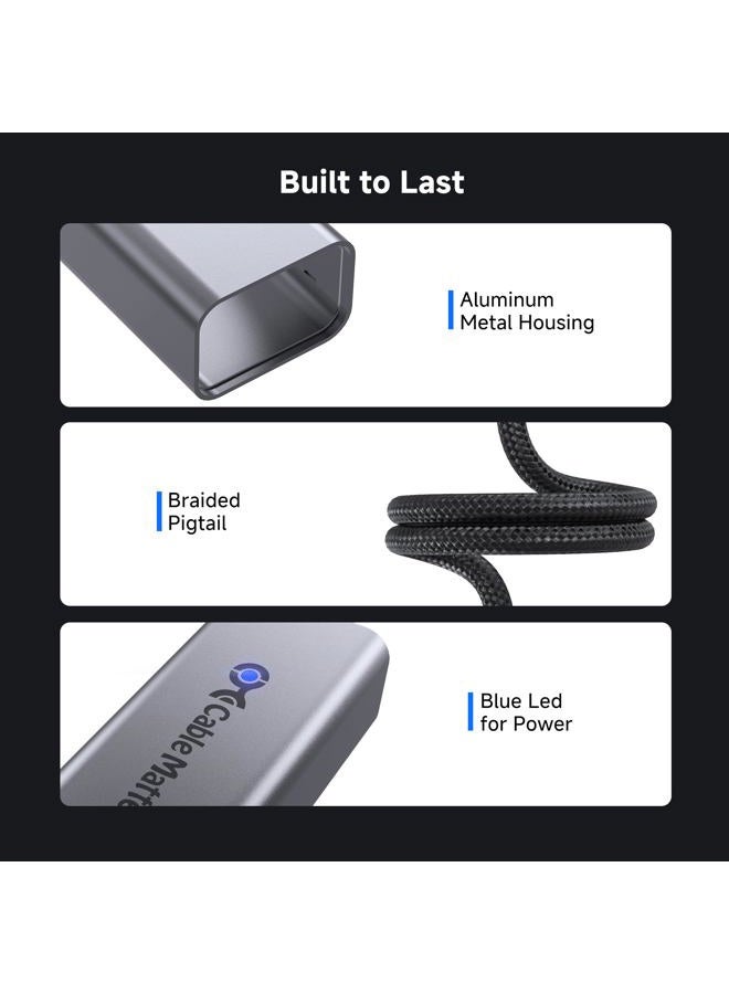 Cable Matters USB C to Ethernet Adapter, Gigabit Ethernet to USB C Network Adapter for 1000Mbps, Compatible with MacBook, iPhone 16 Pro/Max, iPad Pro, Dell XPS, Surface, and More - Image 5