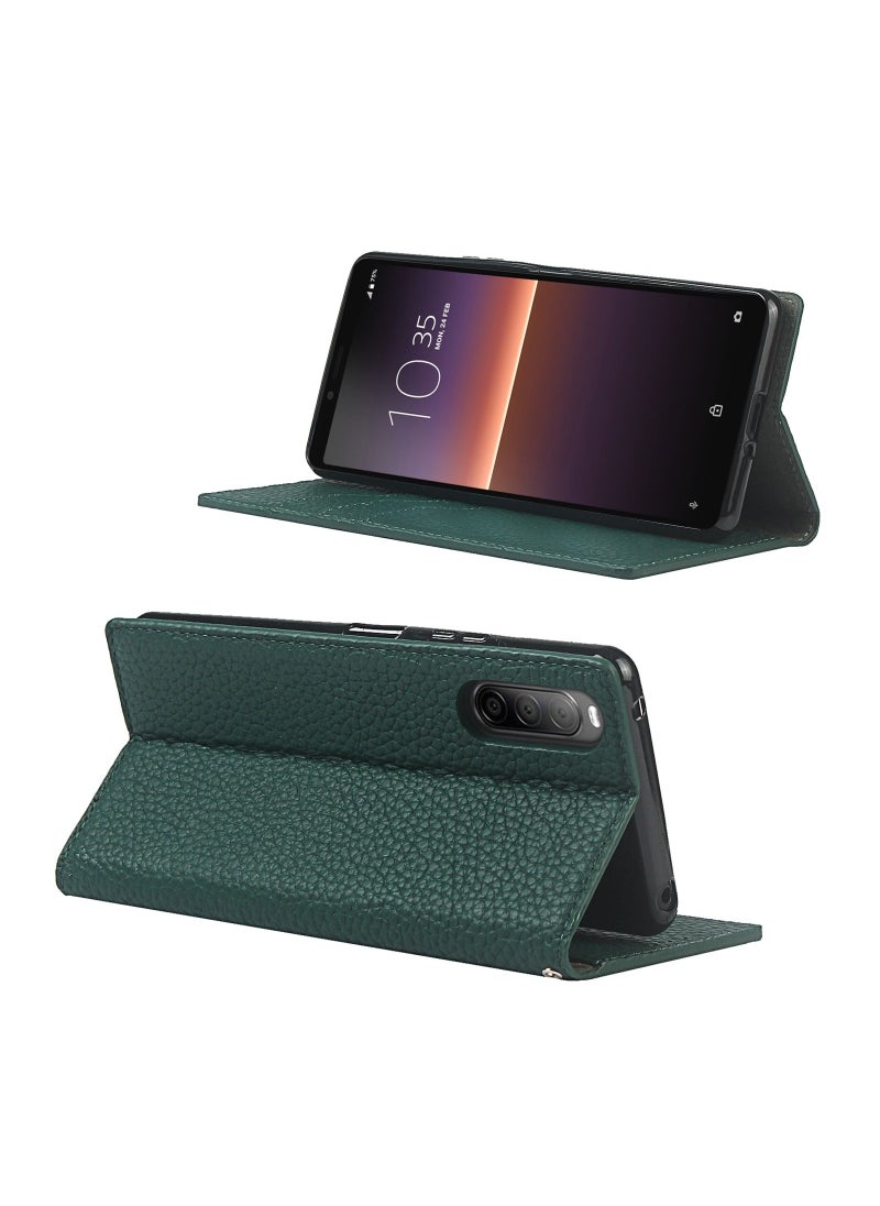 Suteni - Flip Cover Card Slots Leather Phone Case for Sony - Image 1