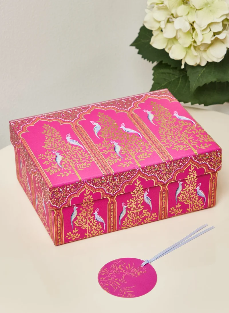 Belly Button Crane Garden Medium Box