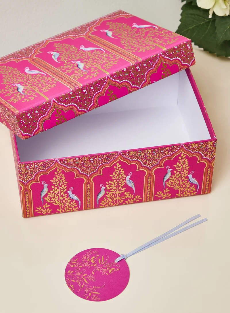 Belly Button Crane Garden Medium Box