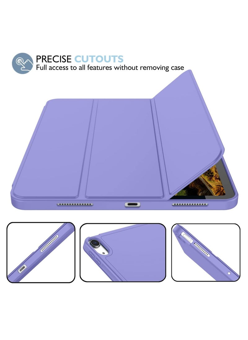 BORTONY iPad Air 11-inch M2 2024 6th Generation Case with Pencil Holder Silicone Magnetic Cover Slim Tablet Cover for iPad Air 11 inch M2 6th Generation  - Image 4