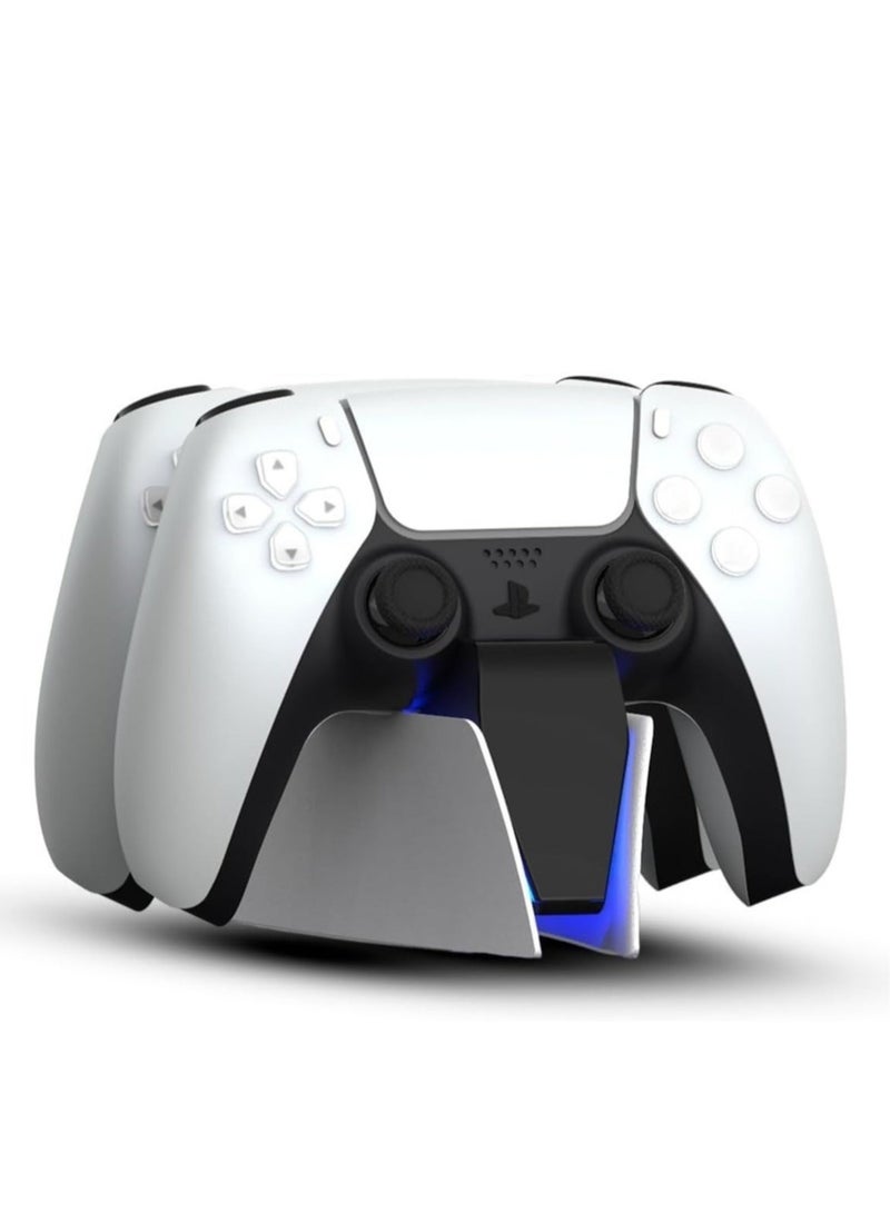 AL RAID PS5 Controller Charging Station | PS5 Controller Charger for PlayStation 5 DualSense Controller | USB Type C PS5 Charger Stand with LED Indicator - Image 1