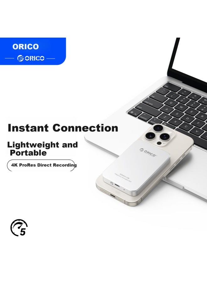 Orico 1tb Magnetic Portable Ssd Pssd High-speed External Storage For Apple Iphone Ipad Laptop Expansion K5mini - Image 1