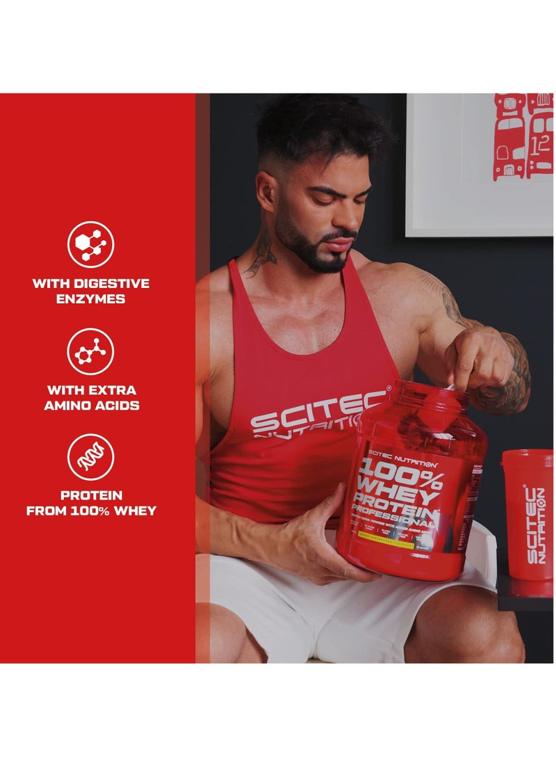 SCITEC NUTRITION مشروب مسحوق بروتين مصل اللبن 100% مع إضافة الأحماض الأمينية، بنكهة الشوكولاتة، 78 وجبة - Image 3