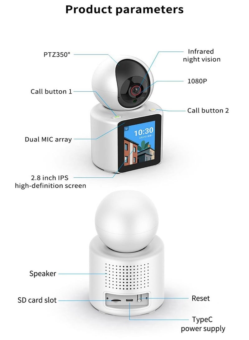 MUNTAQI 4G/WiFi PTZ Indoor Security Camera 1080P – Smart Home IP Camera with Video Calling, Two-Way Audio, Motion Detection, Night Vision, Remote Pan Tilt Zoom Surveillance for Baby, Pet, Elder Monitoring - Image 5
