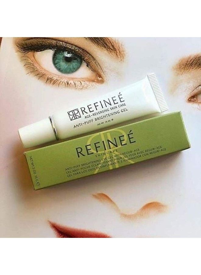 Refinee Anti-Puff Brightening Eye Gel for Under Eye Bags & Dark Circles .5oz  - Image 3