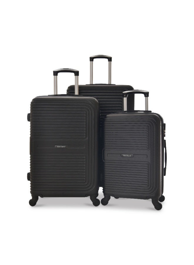 NEW TRAVEL 4 Wheels Set of 3 Trolley Bags, Hard Case ABS, 360º Wheeling Carry on & Check-in Luggage for Men & Women, Suitcase for Travel, Trolley Bags for Travel - Image 1
