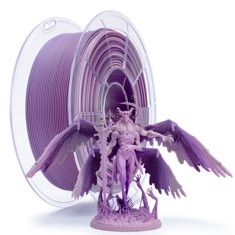 ZIRO PURPLE VEIL Fast Gradient Matte PLA Filament 1.75mm 1kg/2.2lb Spool, - Image 3