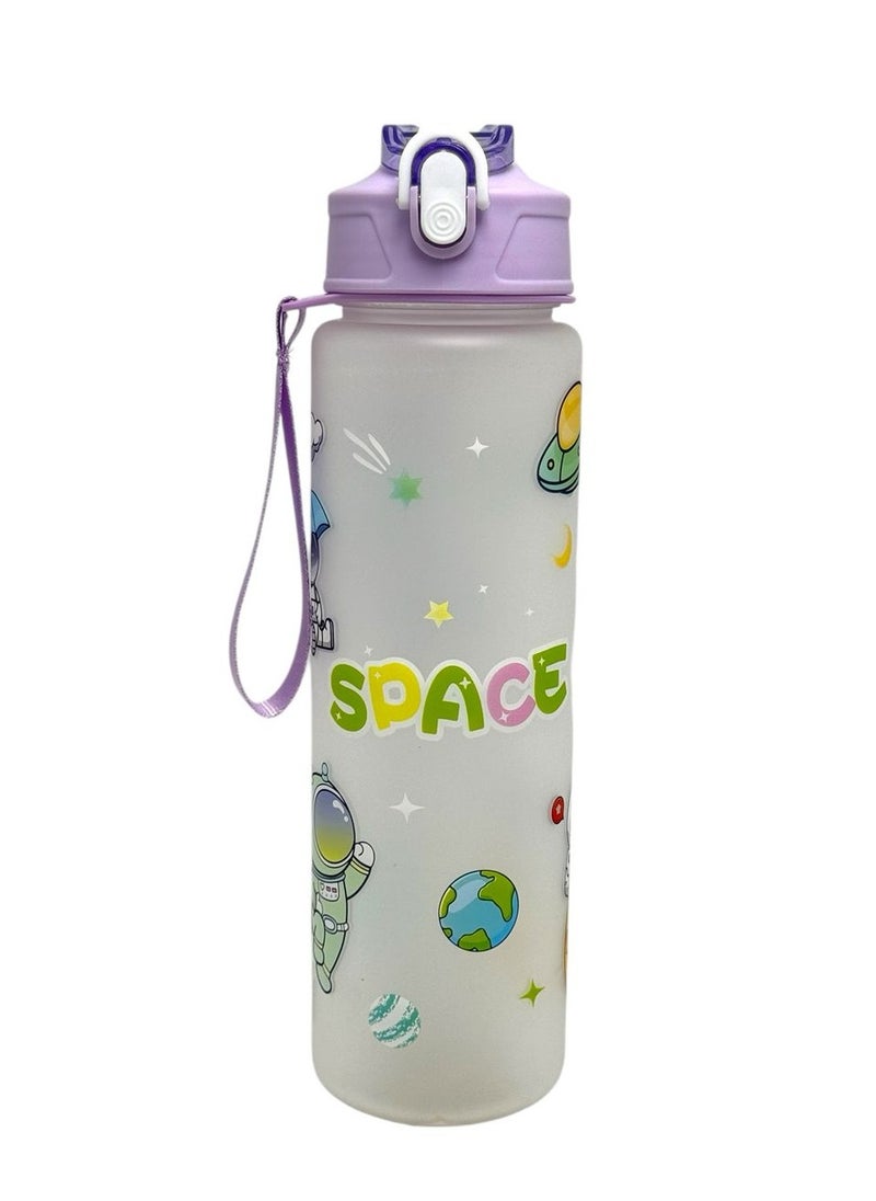 QSHOP Sports Water Bottle - Eco-Friendly Drink Sustainable - 900ml - Leak Proof, Large Capacity, BPA Free, Ideal for Office, Gym  - Image 1