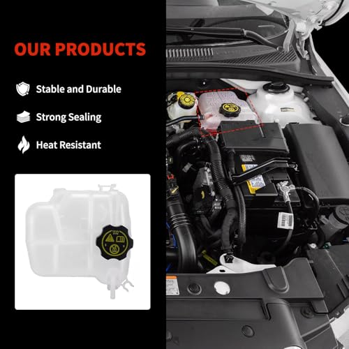 KARPAL Engine Coolant Recovery Overflow Tank Reservoir 13256823 Compatible With Buick Verano Chevrolet Cruze - Image 5