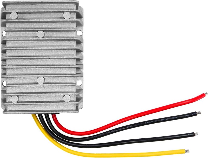 KAABEE محول رفع 24 فولت 12 فولت إلى 36 فولت منظم DC-DC مصدر طاقة تعزيزي مدخل (9V-30V) وحدة مقاومة للماء محول لعربة الغولف سيارة شاحنة مركبة قارب شمسي دراجة كهربائية (10A-360W) - Image 1
