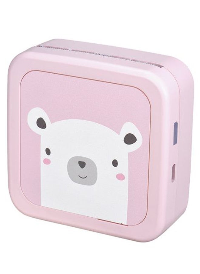 NIBEMINENT GT1 Bluetooth Wireless Thermal Printer Pink 