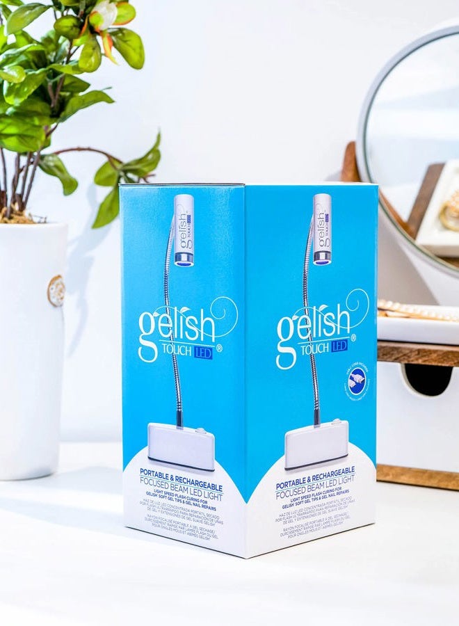 Gelish ضوء LED باللمس - مصباح محمول وقابل لإعادة الشحن بتقنية UV/LED، مفعل باللمس، curing لمدة 30 ثانية لتطبيقات طلاء الأظافر الجل بشكل أسرع. - Image 5