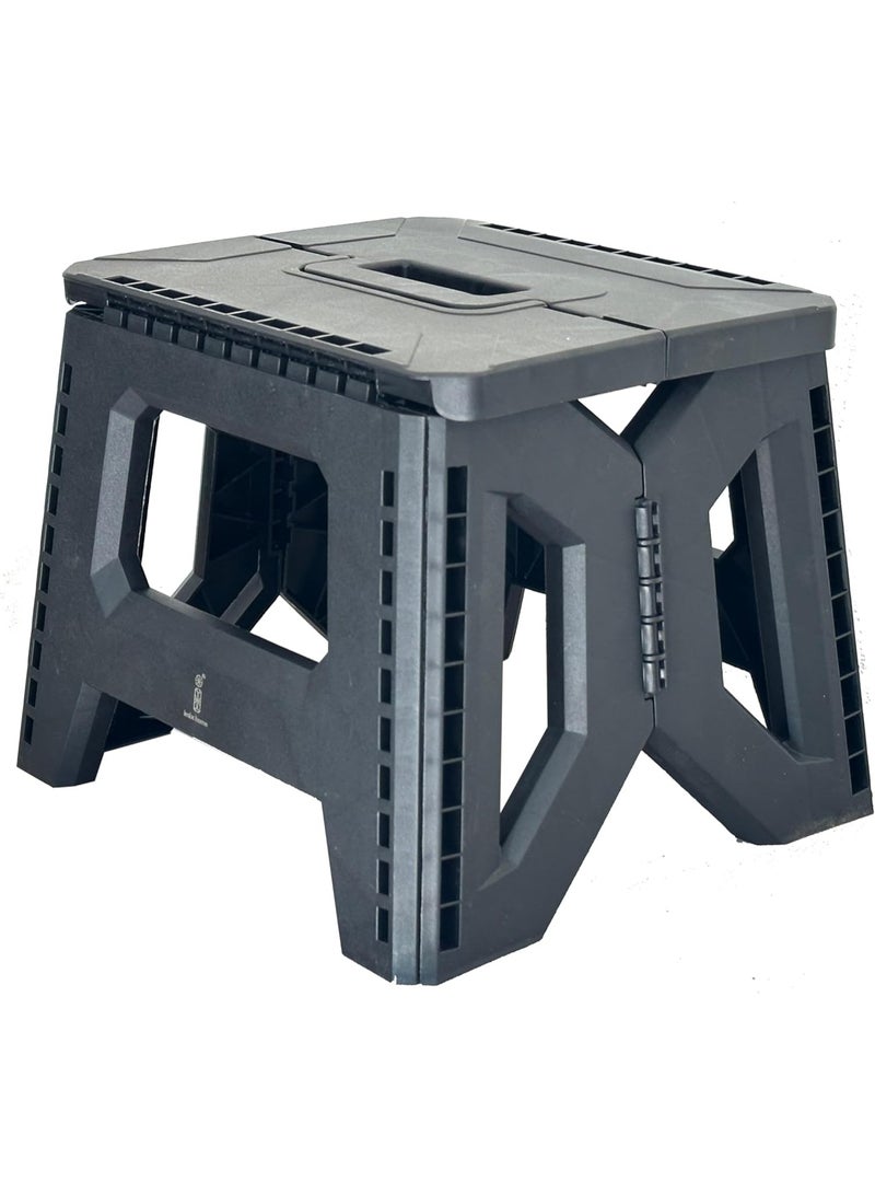 سناب كرسي بلاستيكي كبير قابل للطي – شديد التحمل ومحمول - Image 1