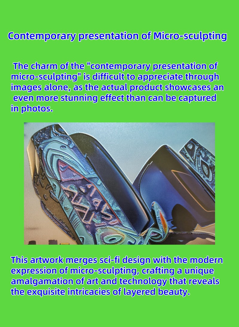 اللوحة - "CAR 012*" من CHEN GUAN HONG: إبداع فن رقمي للمستقبل، تصميم فني حديث للعلوم الخيالية، تقديم معاصر للنحت الميكروسكوبية. هذا العمل متوفر حاليًا بشكل حصري على منصة "Noon" - Image 3