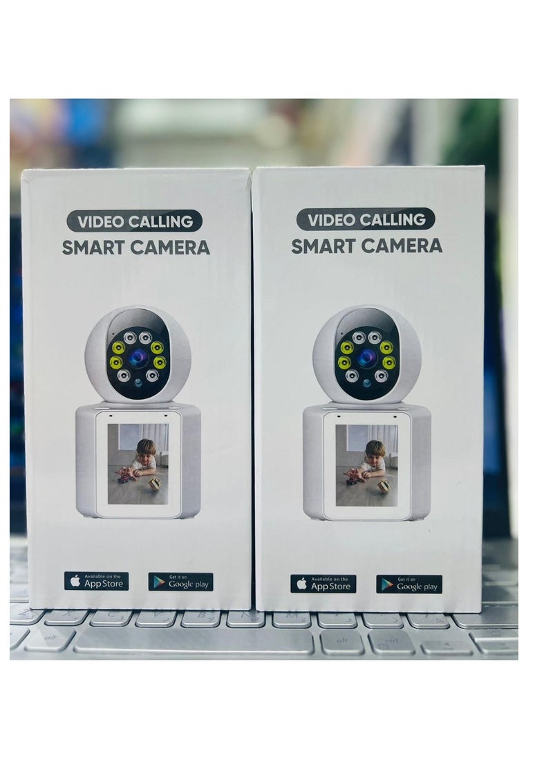 Generic - Full HD 1080P Smart WiFi Camera for Home Video Calling 360-Degree View,Security Features,Smart Night Vision,Two-Way Video Calling,Motion Detection,Real-Time Alerts and Recording Capabilities. - Image 1