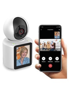 Full HD 1080P Smart WiFi Camera for Home Video Calling 360-Degree View,Security Features,Smart Night Vision,Two-Way Video Calling,Motion Detection,Real-Time Alerts and Recording Capabilities.