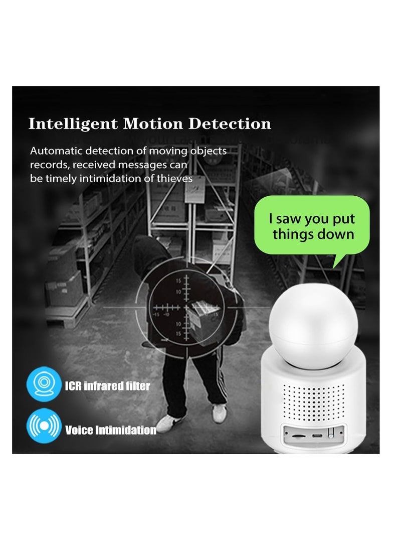 Generic - Full HD 1080P Smart WiFi Camera for Home Video Calling 360-Degree View,Security Features,Smart Night Vision,Two-Way Video Calling,Motion Detection,Real-Time Alerts and Recording Capabilities. - Image 1