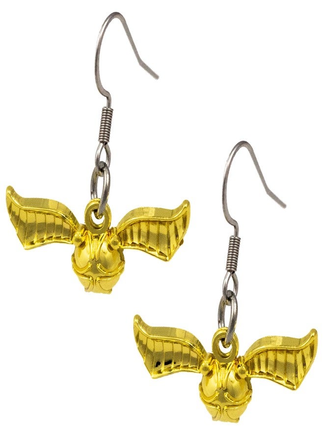 Harry Potter Golden Snitch Earrings - Image 1