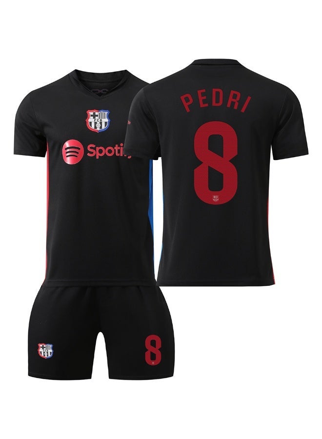 general 2024-2025 Barcelona Away football uniform #8 PEDRI football jersey shorts suit children's size and adult size Gifts for fans and friends - Image 1