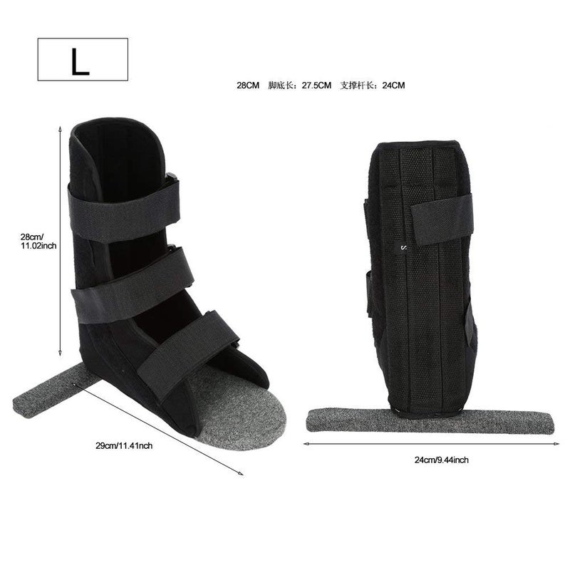 jaexest Splint Dorsal Orthosis Brace, Adult Leg Protector Ankle Protector Soft Comfort Dorsal Support Night Splint Foot Orthosis Plantar Splint Brace for Women and Men(L) - Image 4