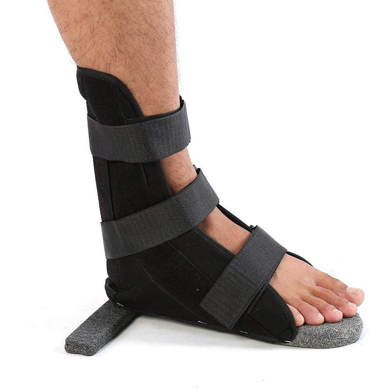 jaexest Splint Dorsal Orthosis Brace, Adult Leg Protector Ankle Protector Soft Comfort Dorsal Support Night Splint Foot Orthosis Plantar Splint Brace for Women and Men(L) - Image 1