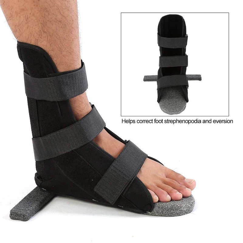 jaexest Splint Dorsal Orthosis Brace, Adult Leg Protector Ankle Protector Soft Comfort Dorsal Support Night Splint Foot Orthosis Plantar Splint Brace for Women and Men(L) - Image 2