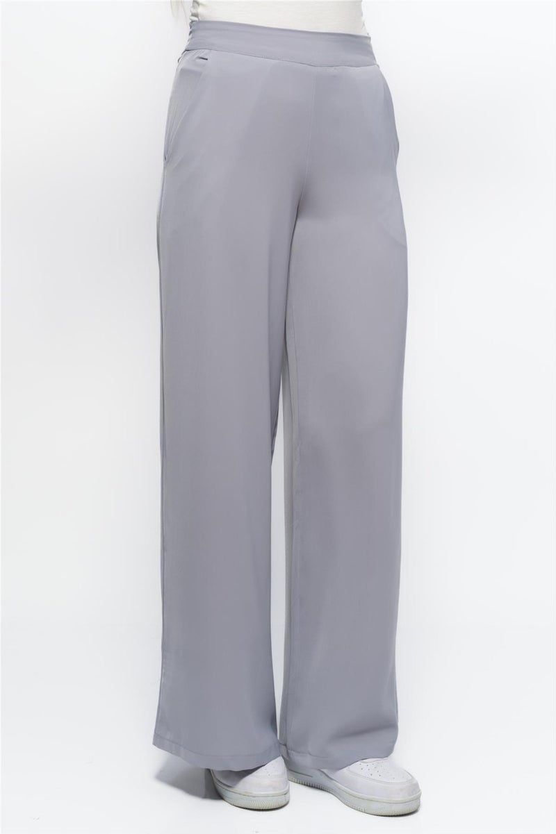 Nuseel Classic Wide Leg Pants Gray  - Image 5