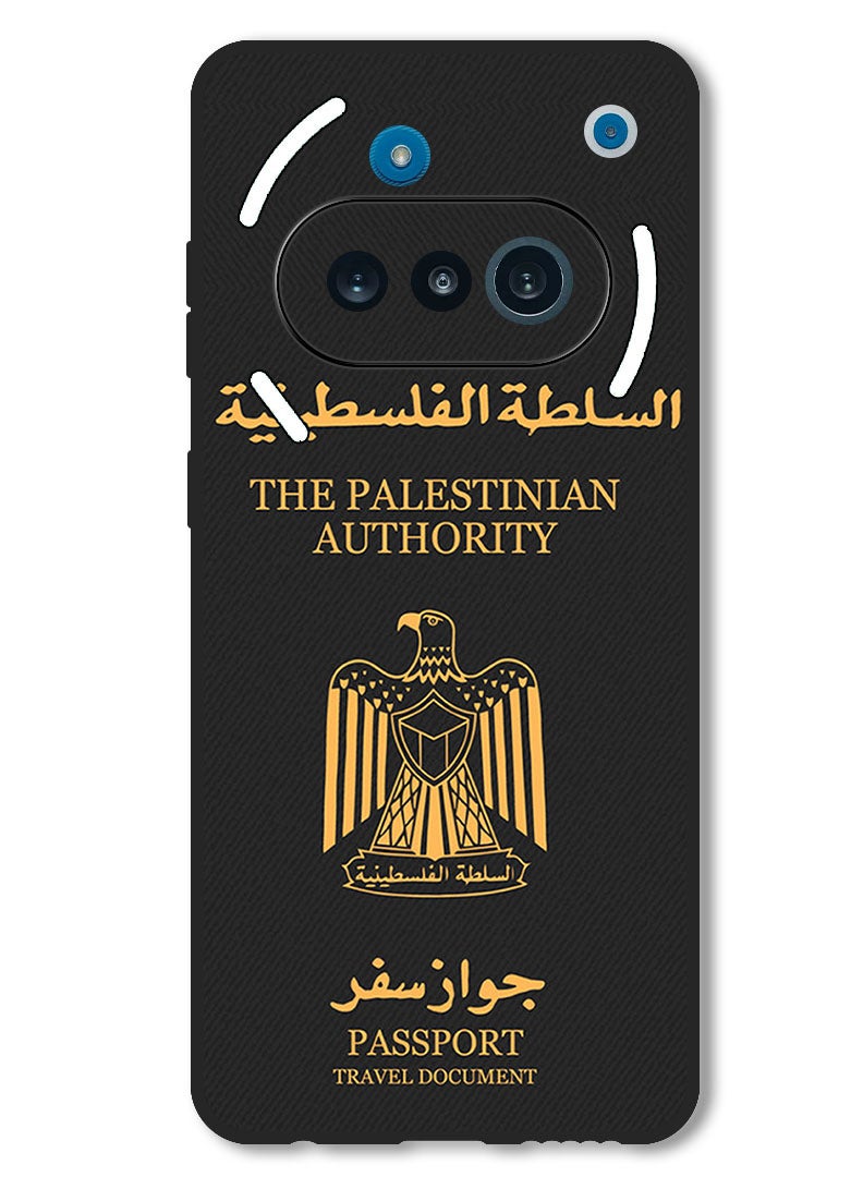 Theodor Case Compatible with Nothing Phone 3a Protection Shockproof Bumper Cover Palestinian Passport - Image 1