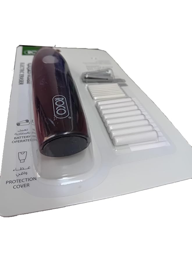 روكو ممحاة كهربائية برؤوس متعددة الأحجام تعمل بالبطارية - Image 5