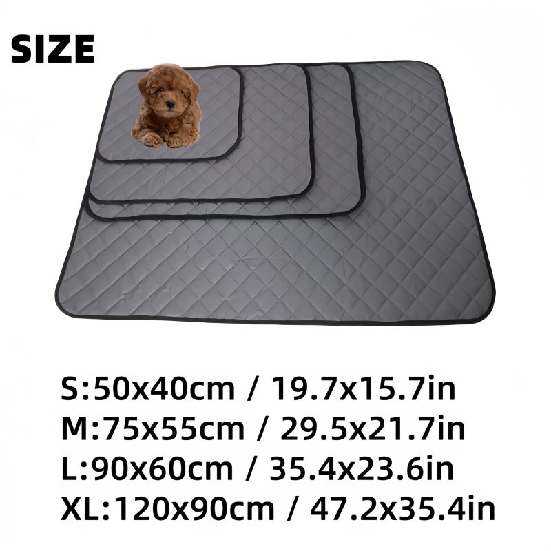 Moisture Proof Pet Bed Mat for Dogs Cats and Rabbits Easy Clean Wipeable Cushion Pads for Sofa Car Bed Medium Small Large Khaki 75 by 55 cm - Image 4