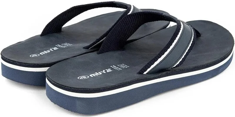 MUYA Orthopedix Faux Anatomical Wet Floor Flip Flops Men's 33405