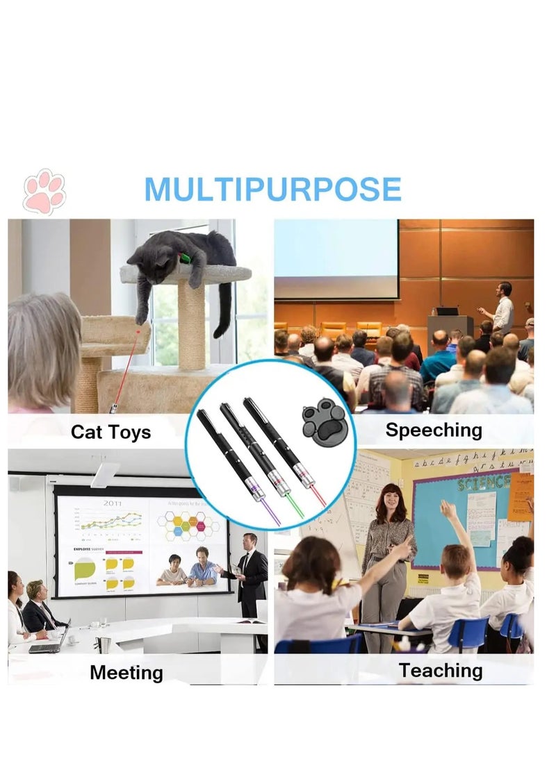 YUNSYE - High Power Lazer Pointer, LaserToys Pointer Interactive Toys for Indoor Cats and Dogs, Pet Cat Catch Single Interactive Exercise Cat Training Tool with USB Rechargable - Image 1